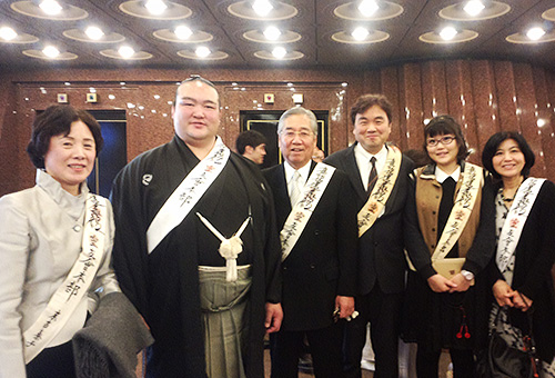 稀勢の里関とお会いしました。